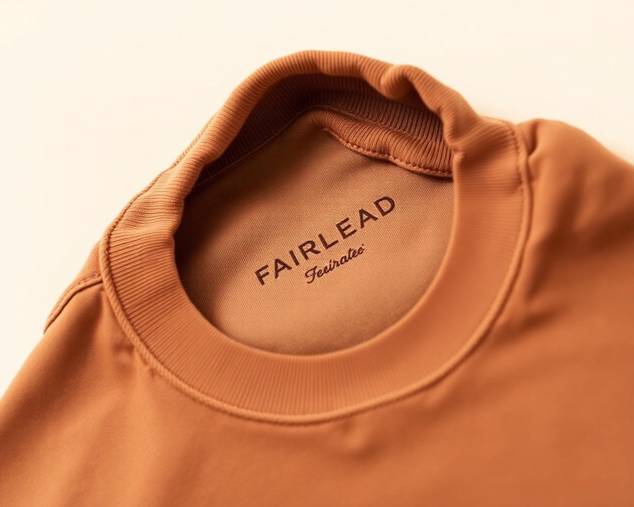 Ribbed collar detail