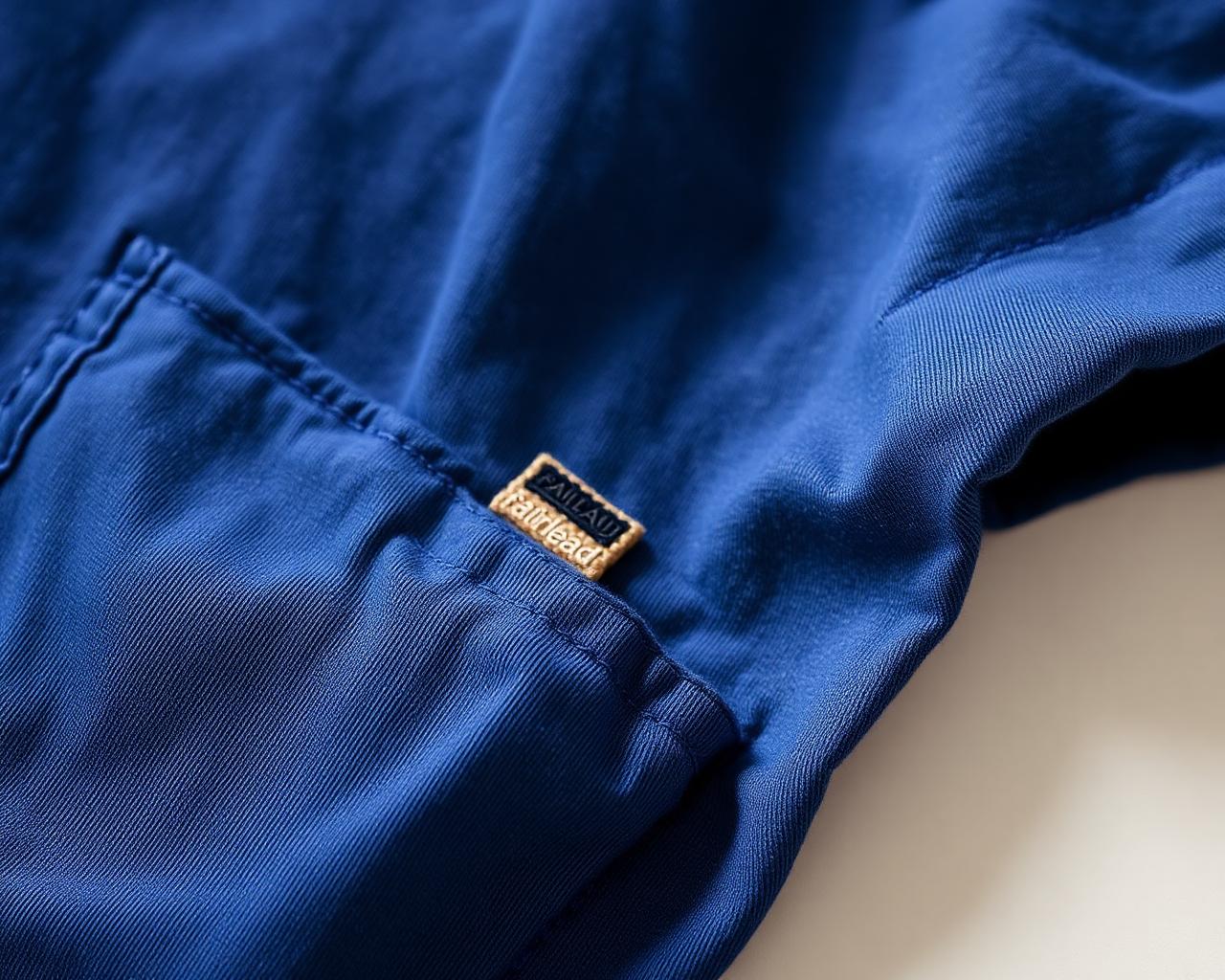 Side pocket with corduroy badge