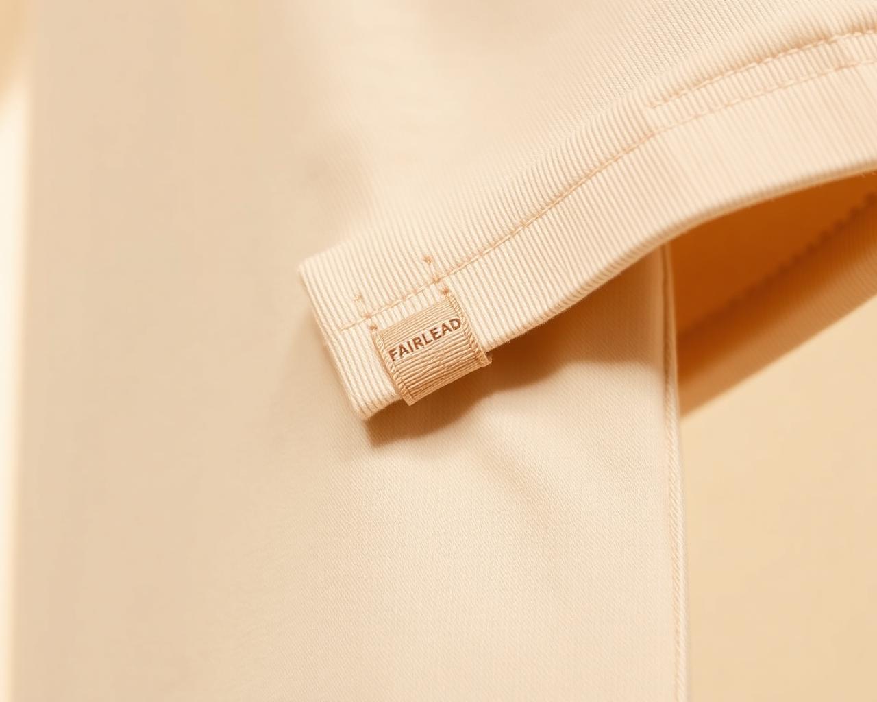 Woven side label